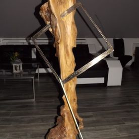 Skulptur aus Holz