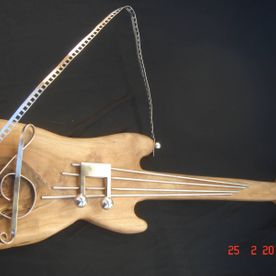 Gitarre Wandskulptur